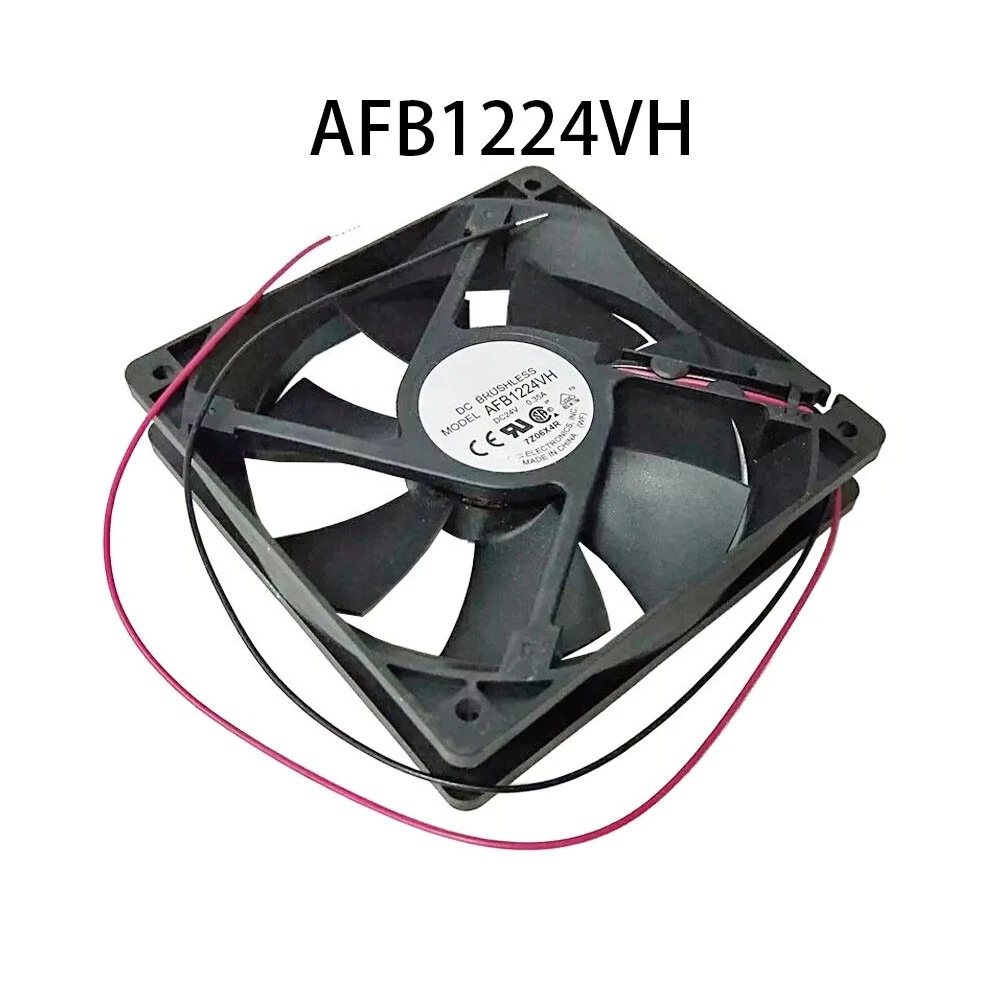 

Для Delta осевой вентилятор охлаждения AFB1224VH 24 В постоянного тока 0,35 А 120*120*25 мм 103,75CFM 2-проводной