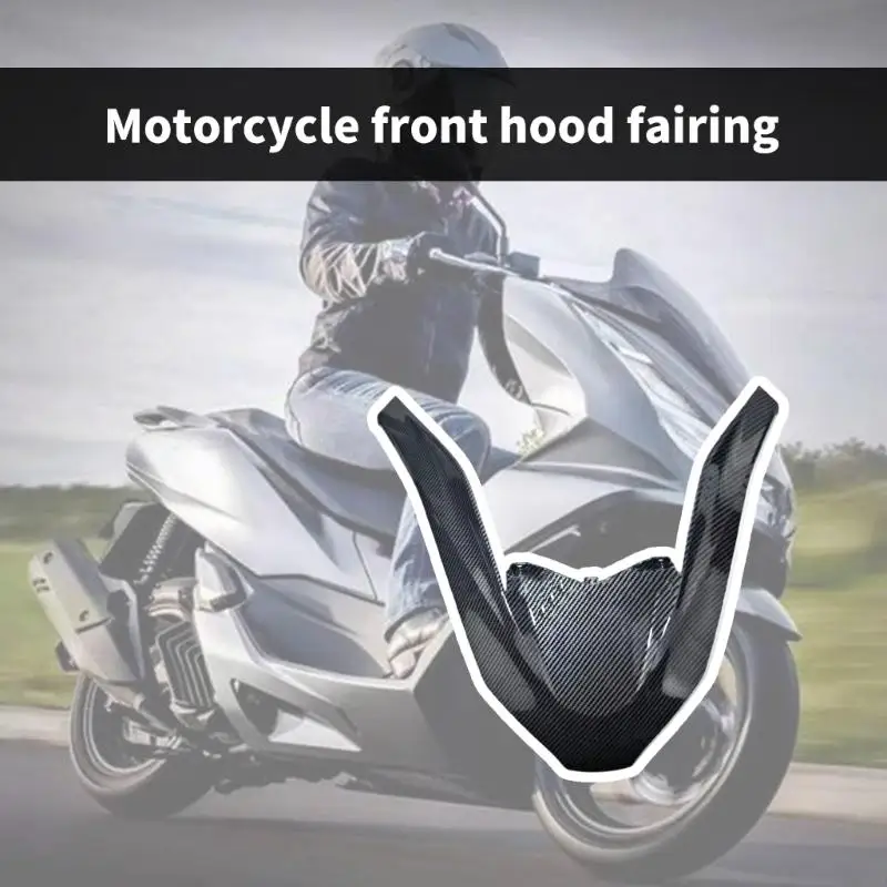   Front Fairing Extension Guard Carbon Fiber Texture Protective Cover