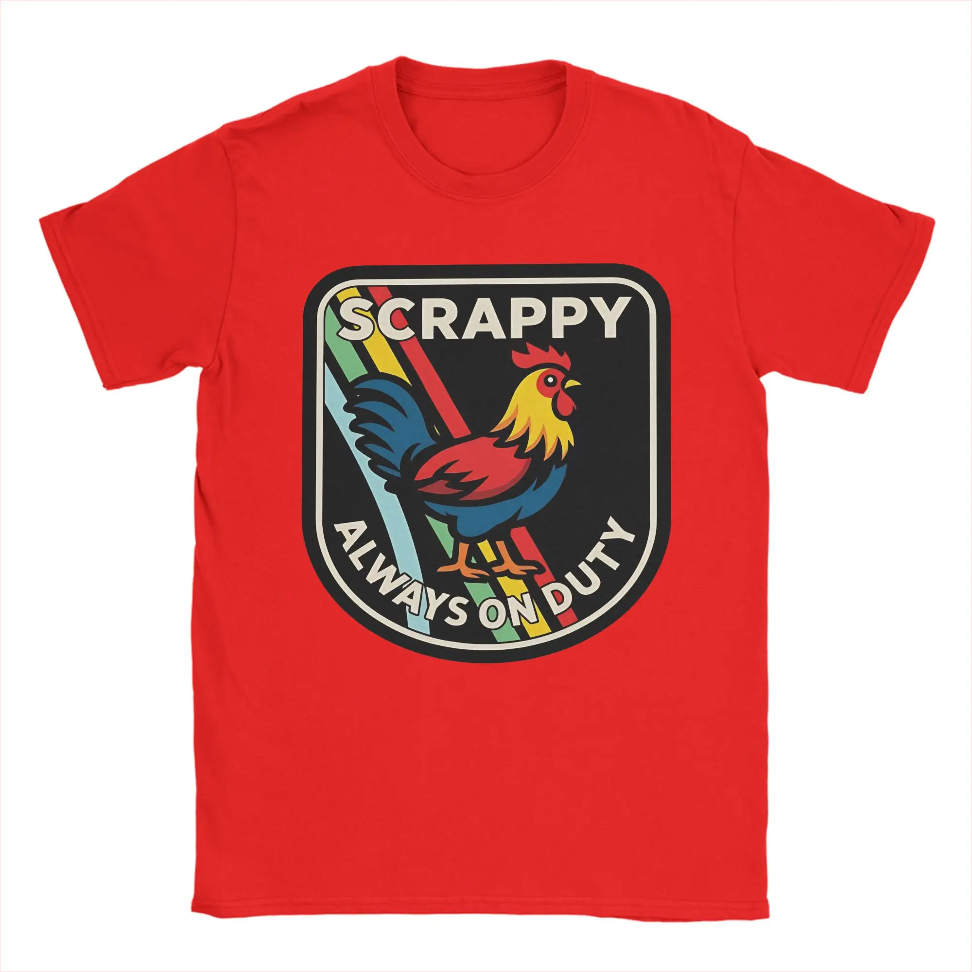 

Scrappy Rooster ARC Raiders T-Shirt for Men Crazy 100% Cotton Tee Shirt Round Neck Short Sleeve T Shirt Gift Idea Tops