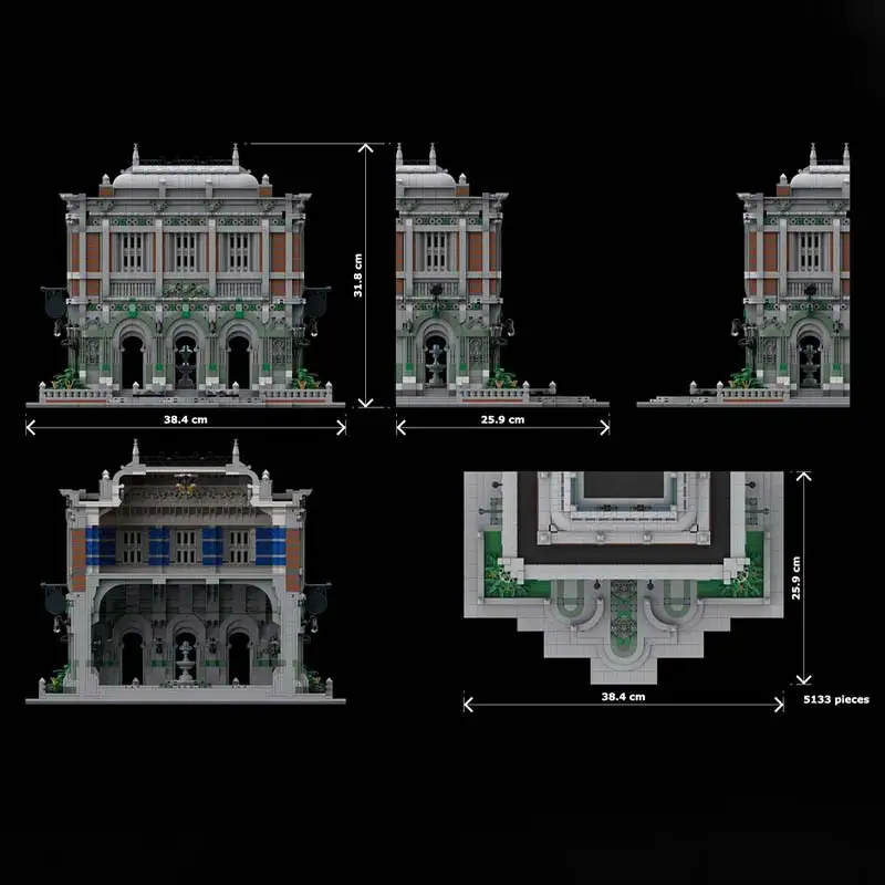 Berühmte London Street View Gebäude kreative modulare Bausteine Architektur Moc Technologie Ziegel Spielzeug Weihnachts geschenke für Kinder