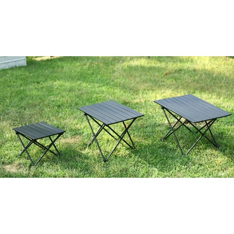 

Outdoor folding table, aluminum alloy portable egg roll table, picnic equipment stall for home use