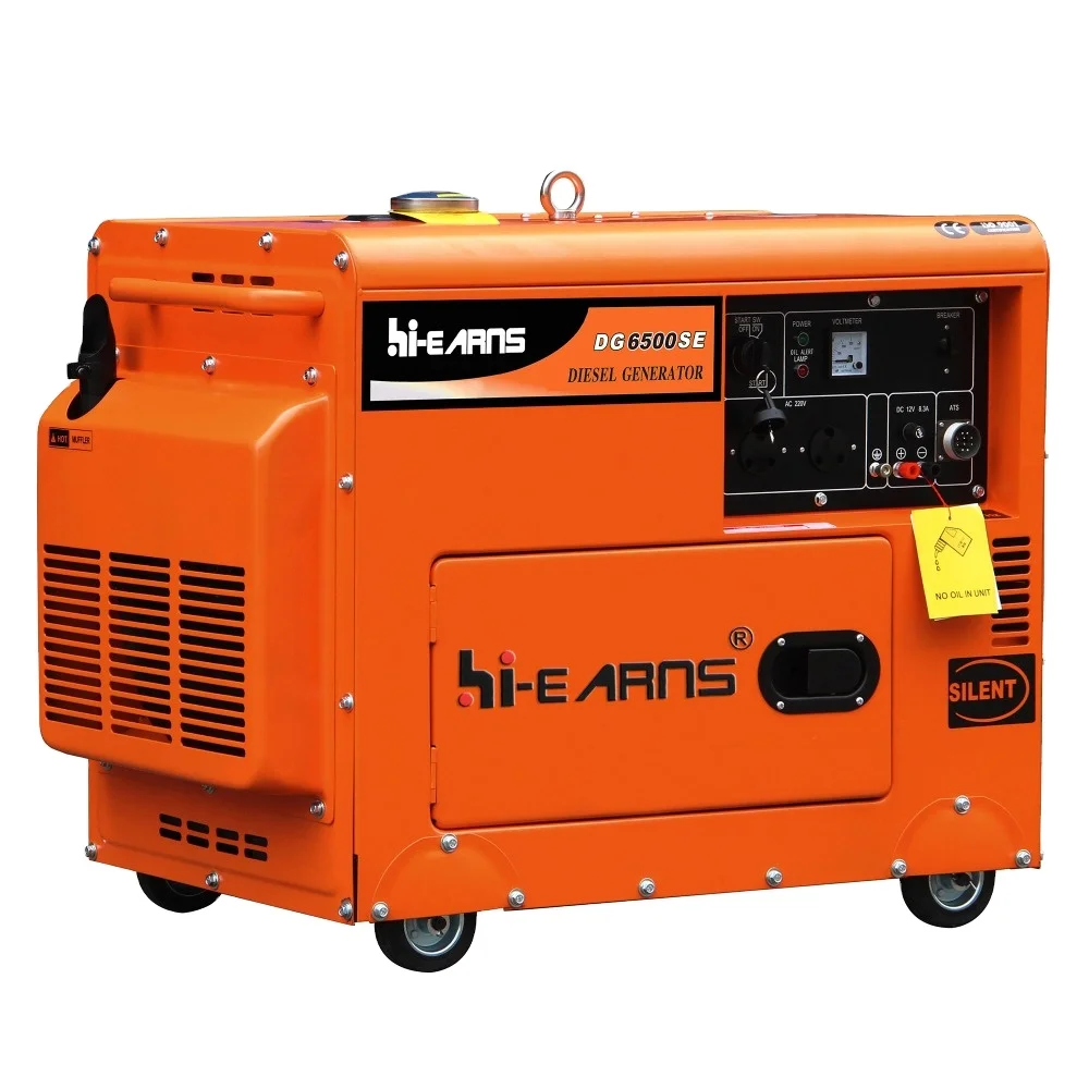 

5.5KW red die·sel portable generator price dubai silent die·sel generator