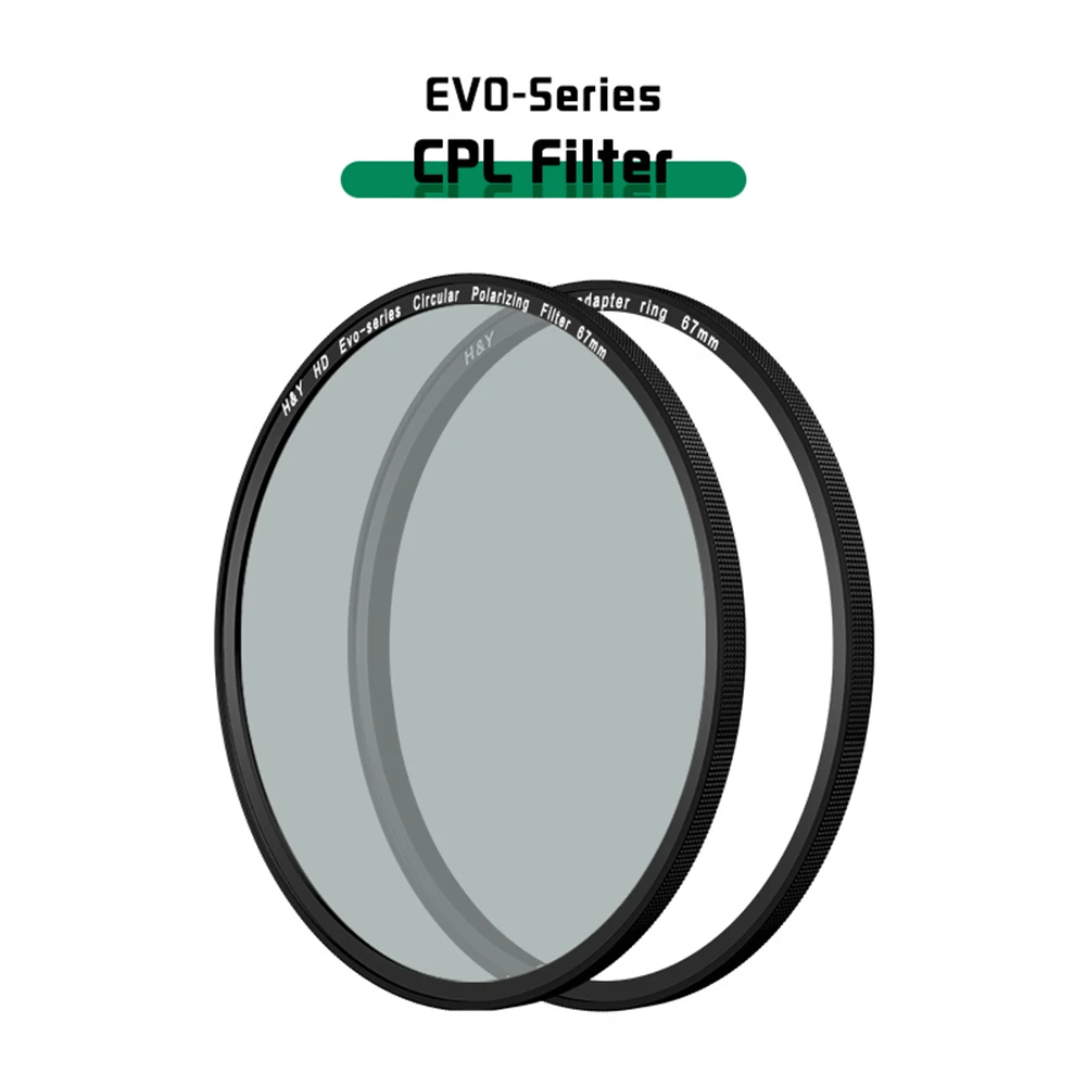 H&Y HD Evo Series Camera Lens Magnetic CPL Filters Circular Polarizing Filter 67mm 72mm 77mm 82mm 95mm