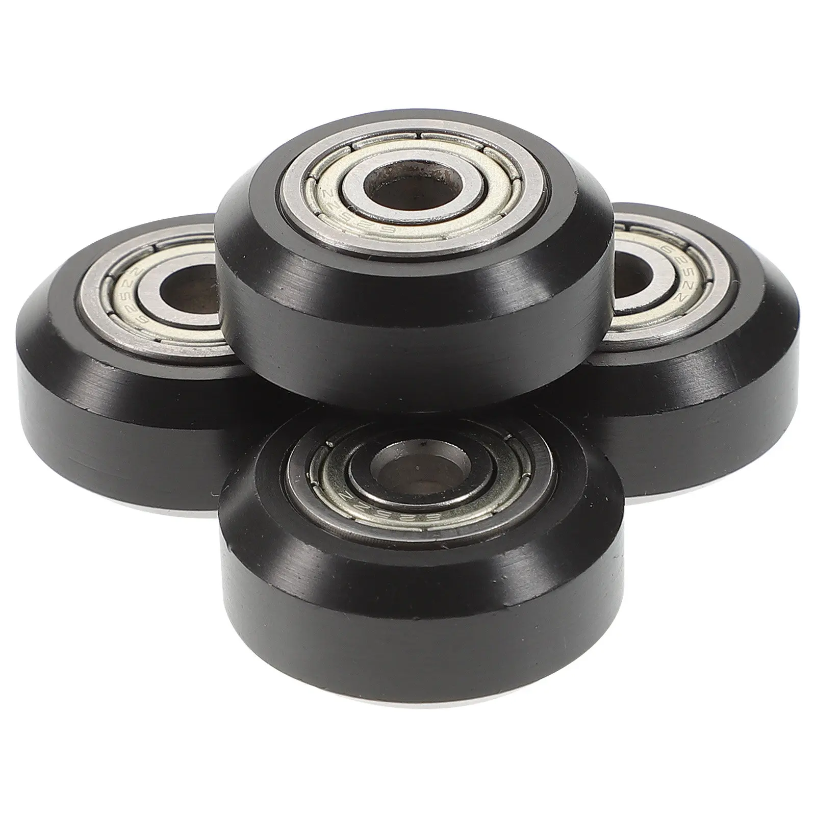 

4Pcs Hard Wear-Resistant Metal 3D Printer Wheels Passive Round Roller with 625Zz Bearings for Stable Accurate