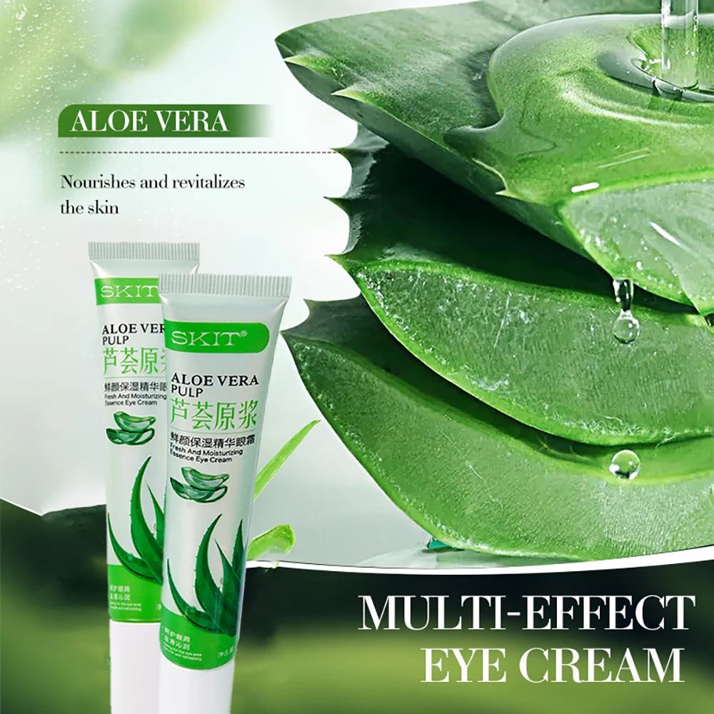 

Aloe Vera Extract Moisturizing Essence Eye Cream Tightening Eye Area Nourishing Eye Care Dark Circles Eyes Bags Eye Cream 20g