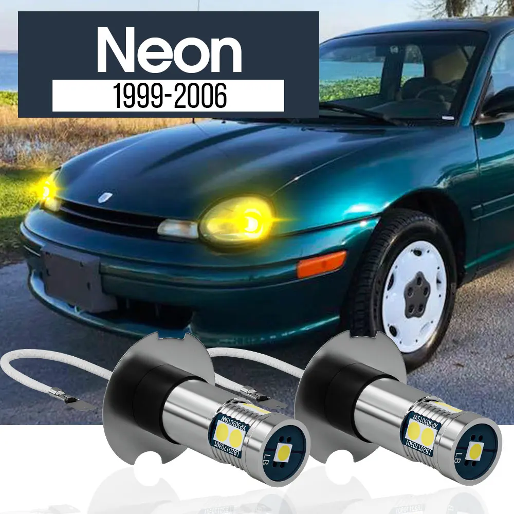 

2pcs LED Fog Light Lamp Blub Canbus Accessories For Chrysler Neon 1999-2006 2000 2001 2002 2003 2004 2005