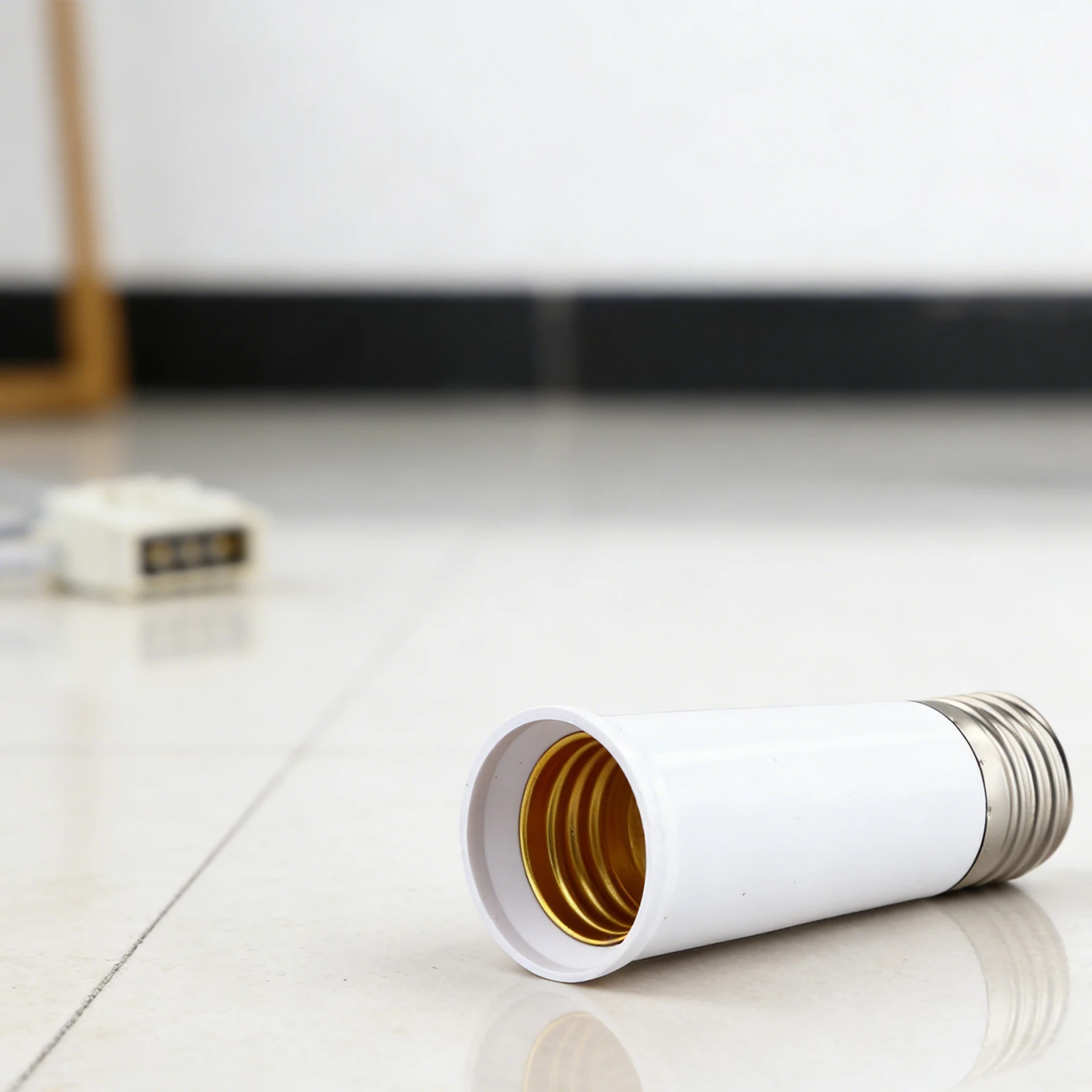 E27 To E27 LED Bulb Extension Adapter Socket 65mm 95mm 120mm PBT Flame Retardant For Screw Lamp Holder Base Converter