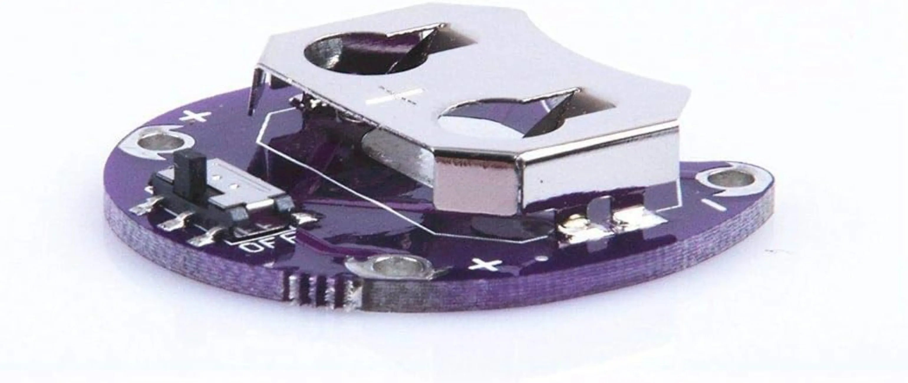 Soporte de batería Lilypad Coin para CR2032 - Módulo de carcasa de soporte de batería para proyectos electrónicos de bricolaje