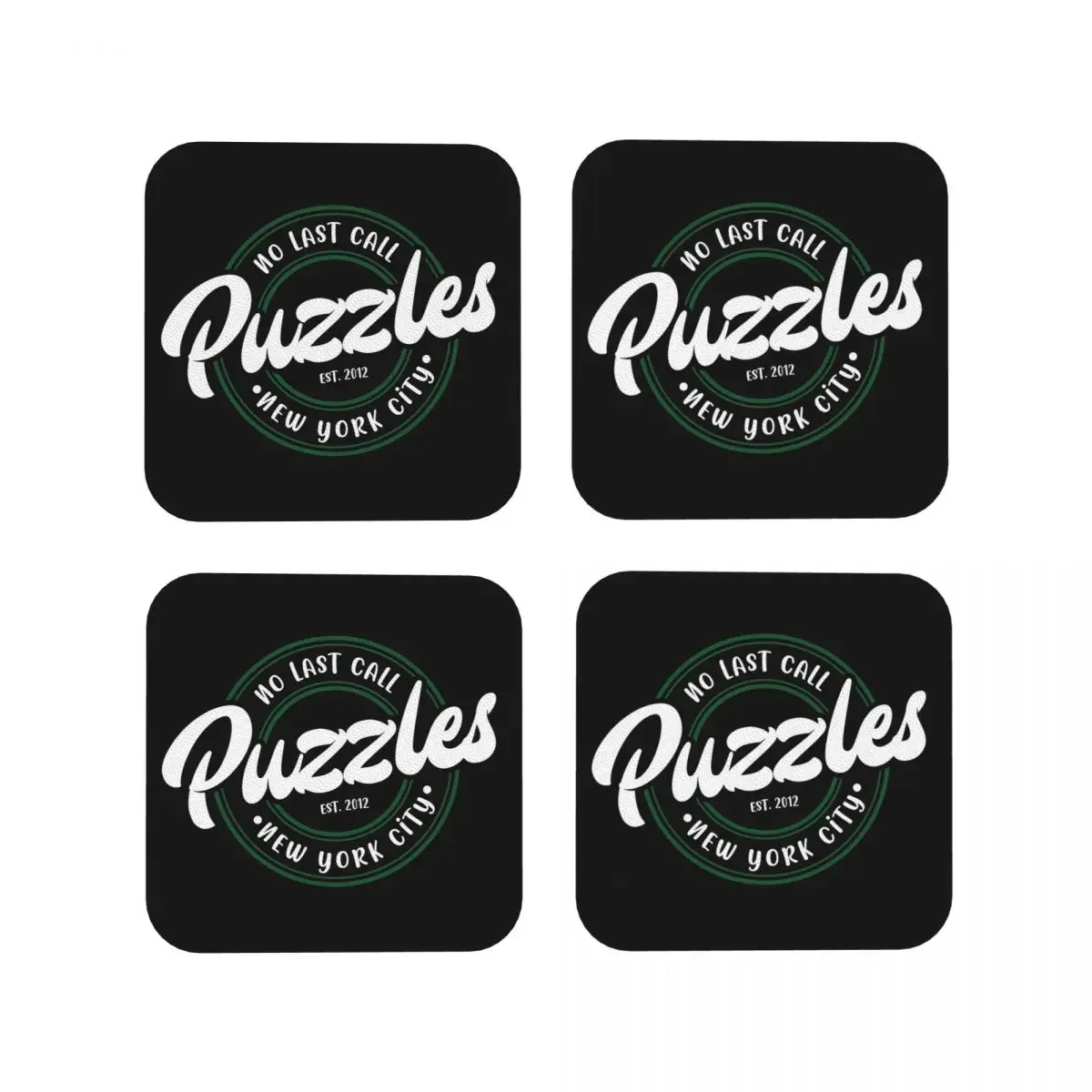 No Last Call! Coasters Kitchen Placemats Waterproof Insulation Cup Coffee Mats For Decor Home Tableware Pads Set of 4