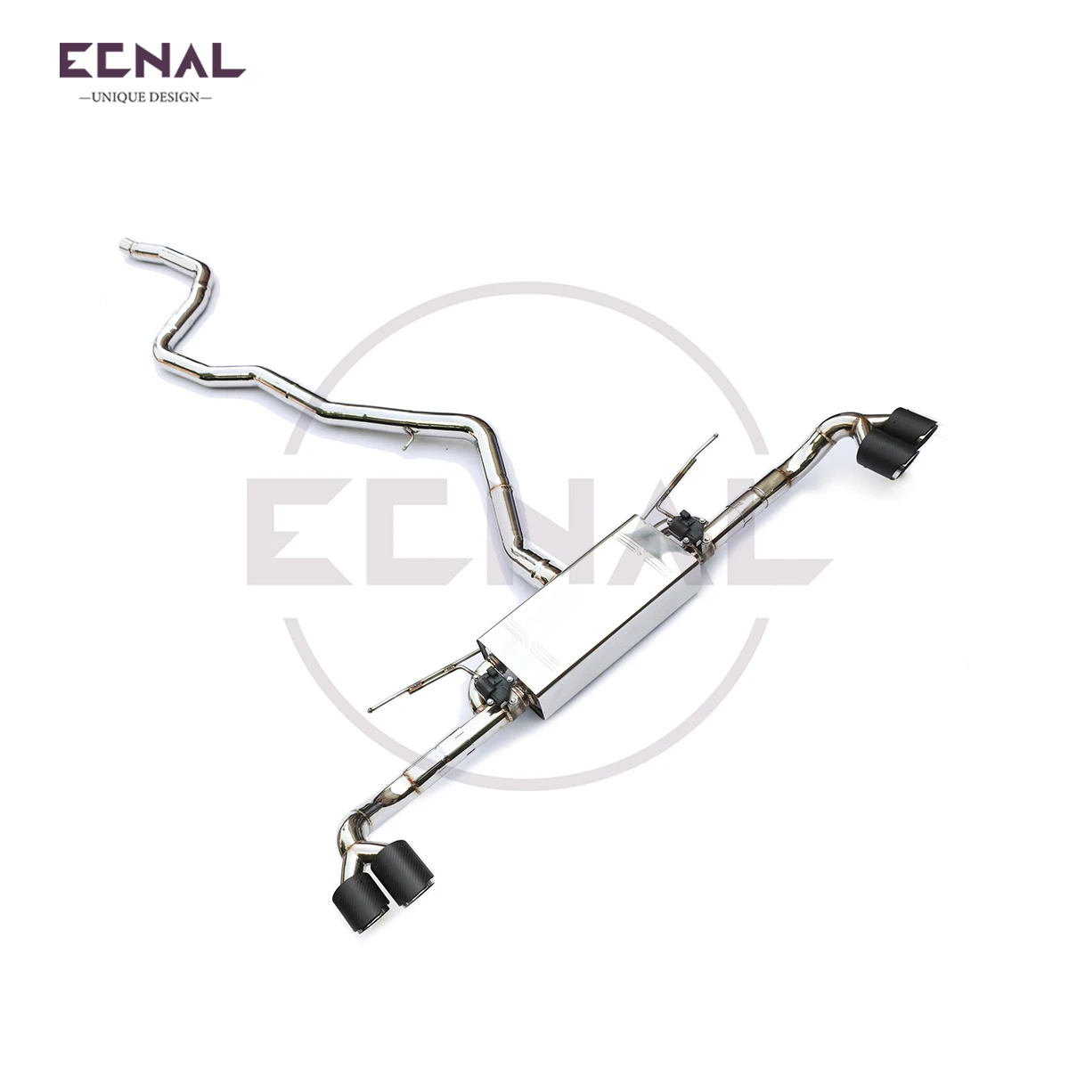 

Выхлопная система Ecnal с клапаном для BMW X5 X6 E70 E71 N55 3.0T 2009-2013, спортивная выхлопная система Catback с глушителем и клапаном