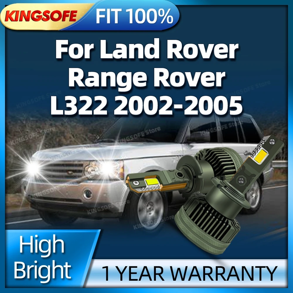 

Светодиодные фары HID D2S 50000LM Автомобильные лампы Turbo Canbus 6000K для Land Rover Range Rover L322 2002 2003 2004 2005