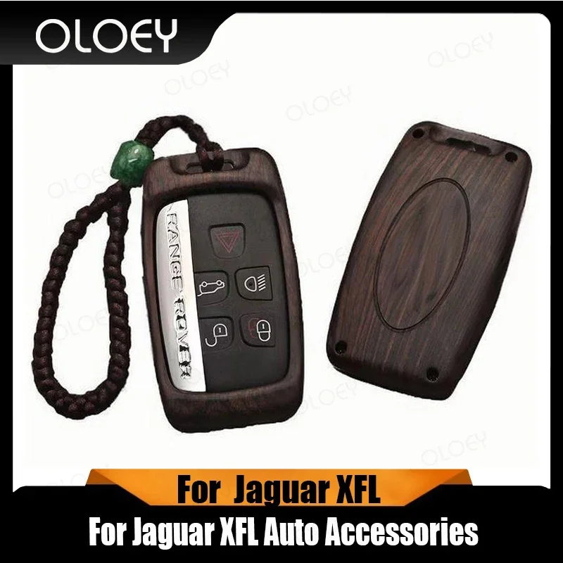 

Fashion Sandalwood Car Key Case Key Modification For Jaguar XFL