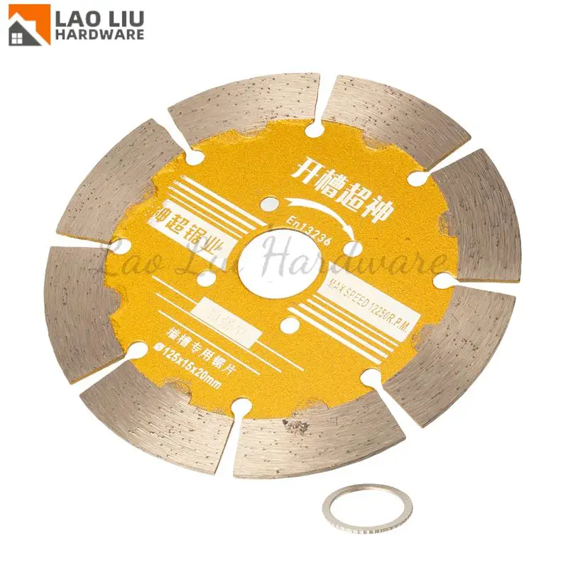 プレミアムゴールドダイヤモンド切断研削ディスク鋸刃ホイール (125x15x20mm) – ガラスに適しています