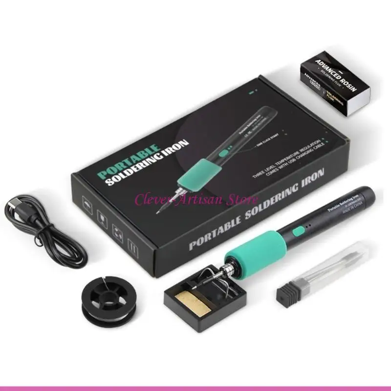 E06B Inaldo USB USB recargable pluma hierro soldadura con batería incorporada para soluciones electrónicas rápidas
