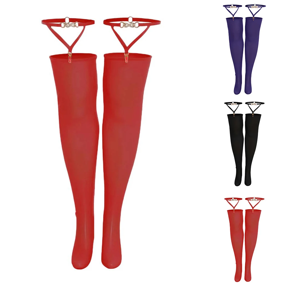 สำหรับถุงน่องแบบรัดต้นขาสำหรับคลับและบ้าน ใช้ได้ในวันหยุดพักผ่อน วันหยุด ชีวิตประจำวัน ที่บ้าน และในคลับ ยี่ห้อใหม่ ยืดหยุ่นปานกลาง