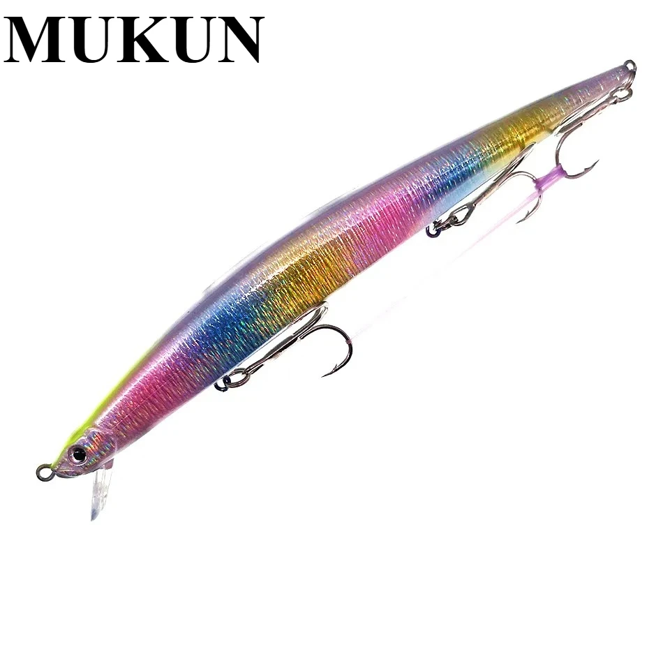 

MUKUN 175mm 30g Artificial Jerkbait Wobblers Shallow Range Sea Bass Lure Swimbait Pesca Floating Minnow Fishing Lure