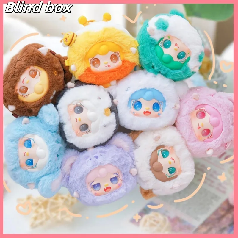 Genuino Yooki Cute Mix Pass Series Vinyl Blind Box Doll Room Collection Decorazione Kawaii Doll Mystery Box Toy Regalo di Natale