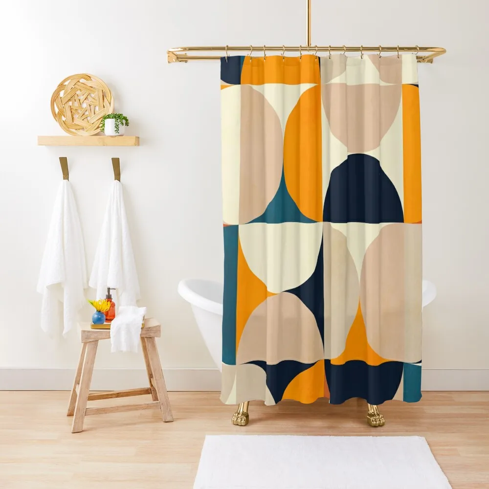 

Copy of mid century 6 Shower Curtain Bathtub Waterproof Bath And Anti-Mold Modern Bathroom Accessories Curtain