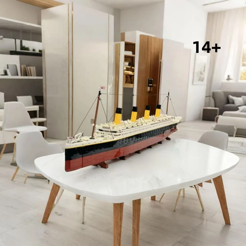 

2025 NEW 9090pcs Compatible 10294 Large Cruise Boat Ship Steamship Bricks Building Blocks Children Toys Gifts