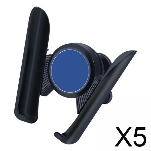 5xCar Phone Holder Auto 360 Rotation Navigation for 4.5-6.2inch Phones Blue
