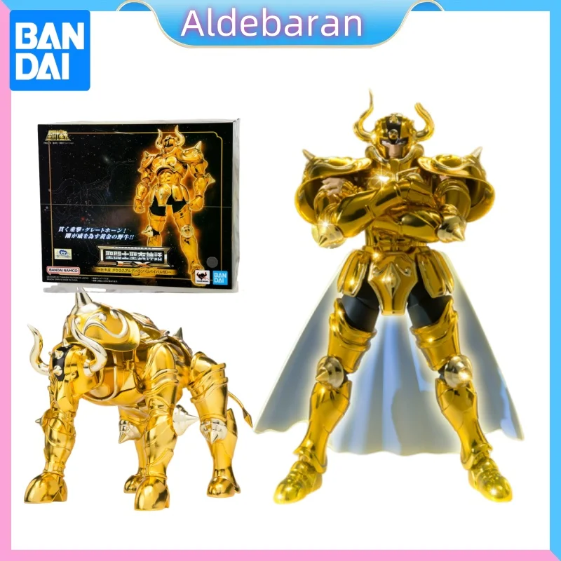 In Stock Original Bandai Saint Seiya Myth EX TAURUS ALDEBARAN REVIVAL Ver PVC Collector Action Figures  Model Toys Doll Gift