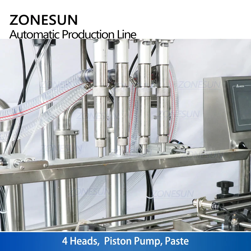 Zonesun ZS-FAL180R etiquetas de embalagem de garrafa de óleo líquido automático pode enchimento tampando e rotulagem máquina linha produção