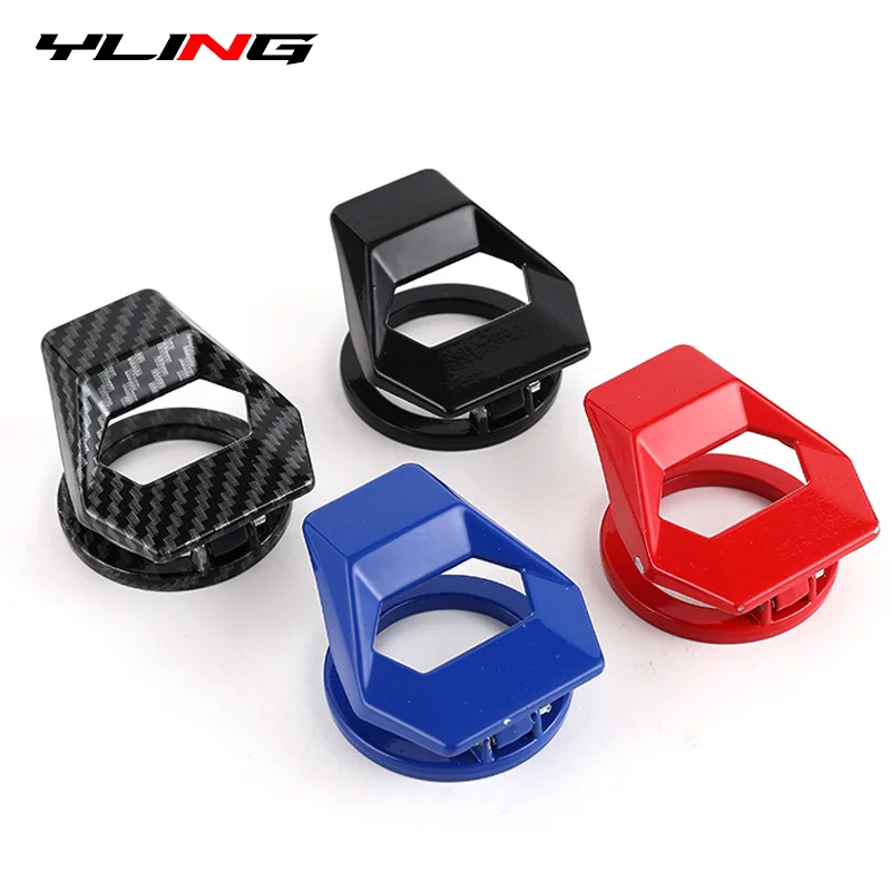 

Car One-Click Engine Ignition Start Stop Swich Push Button Protective Kit Cover Sticky Decoration