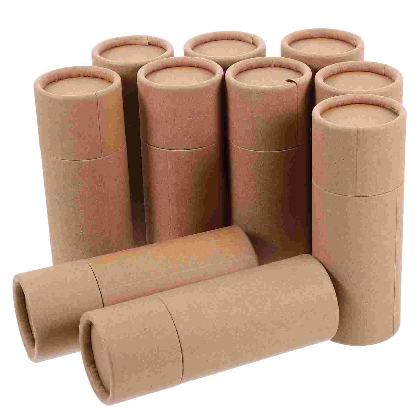 10 Stuks Buiscontainers Voor Koffie Cadeau Papier Tubes Ambachtelijke Thee Verpakking Karton