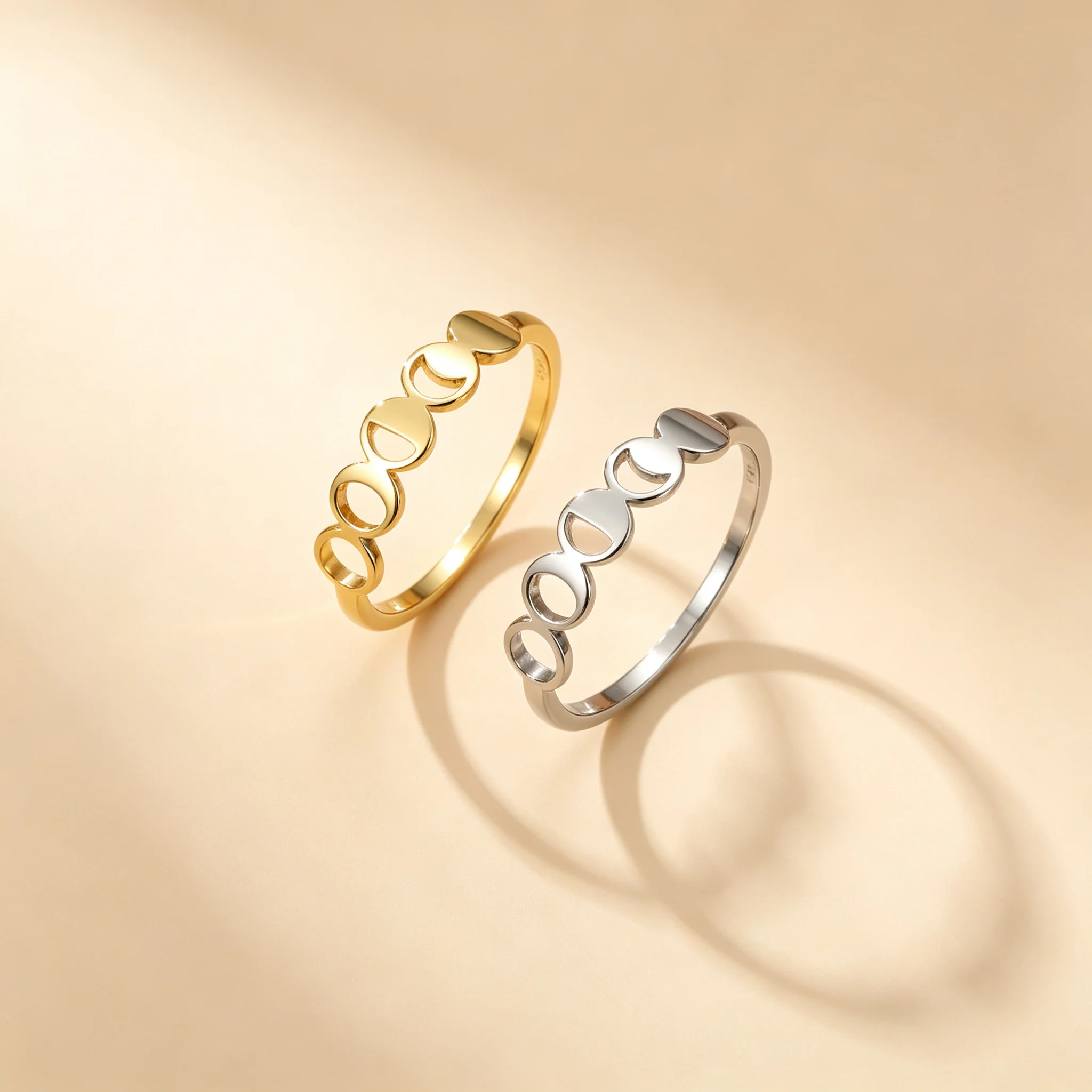 1pc Moon Phase Ring Stainless Steel Witch Amulet Finger Rings Fashion Celestial Jewelry Birthday Gift for Women