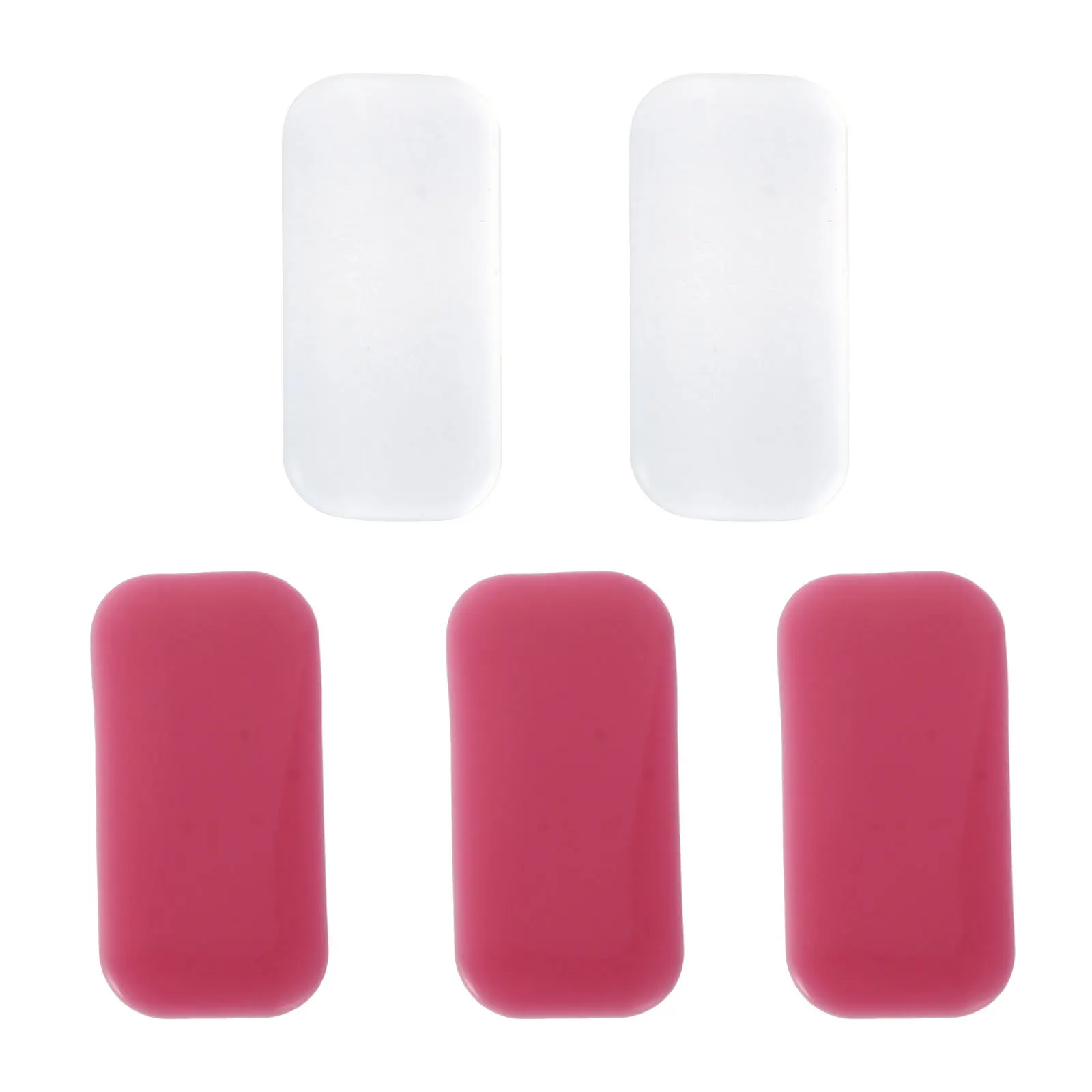 5 pezzi cuscinetto per innesto ciglia in silicone superficie liscia per kit di strumenti per estensione ciglia forniture di bellezza piatto per ciglia finte pallet salone