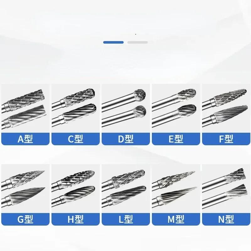 

Борфрезы из карбида вольфрама, напильник, сверло, 4*3 мм, 10 шт., один слот