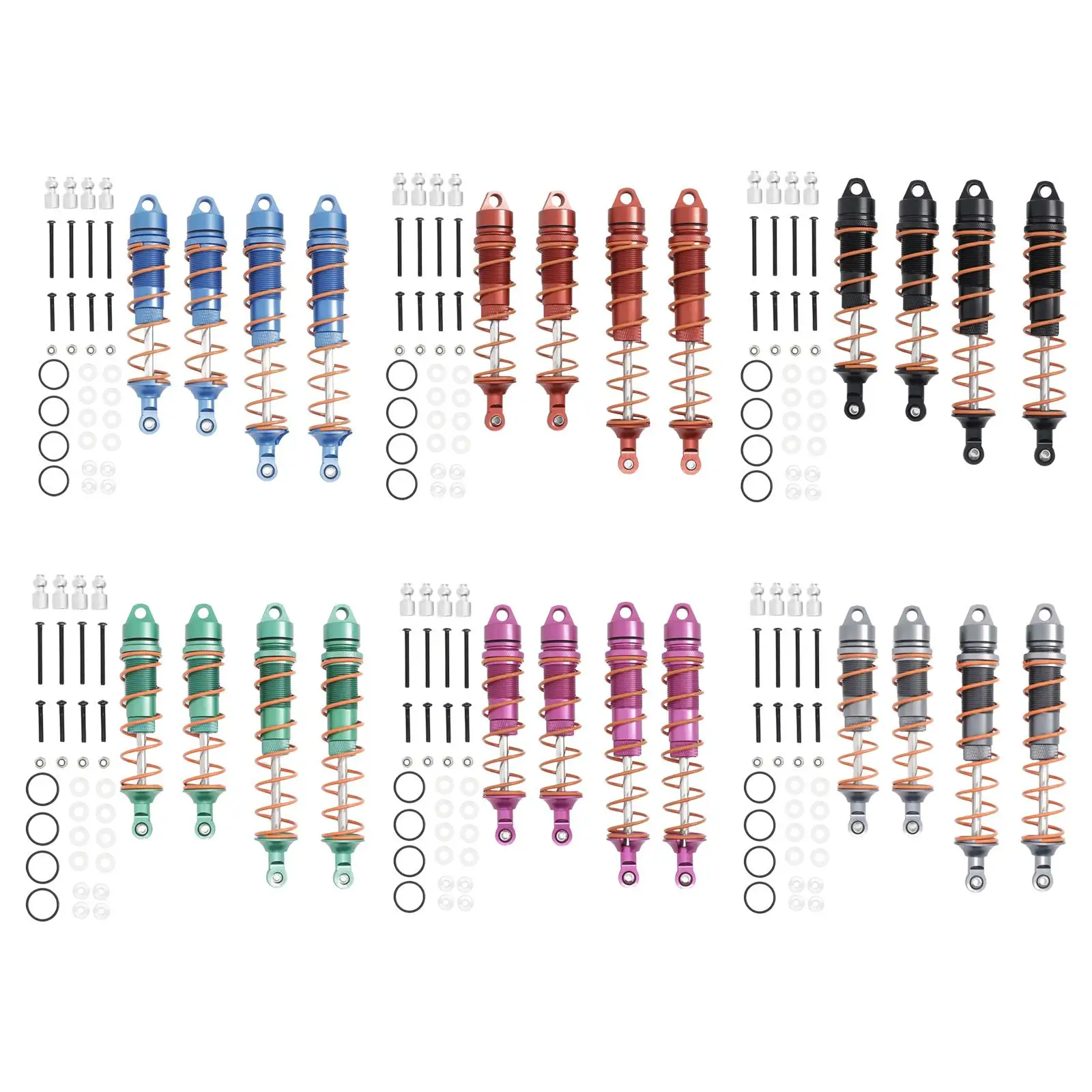RC Car Shock Absorber Replaces Upgrade Parts Accessories for 1:8 Scale RC Car Model Accessories Spare Parts Parts Replacement