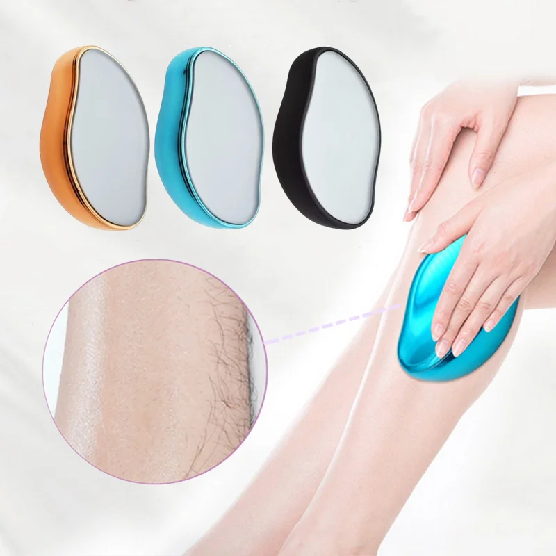 Depiladora indolora Nano para hombres y mujeres, eliminador de vello de cristal, goma de borrar profesional, física, segura, herramienta de depilación de cuerpo y belleza