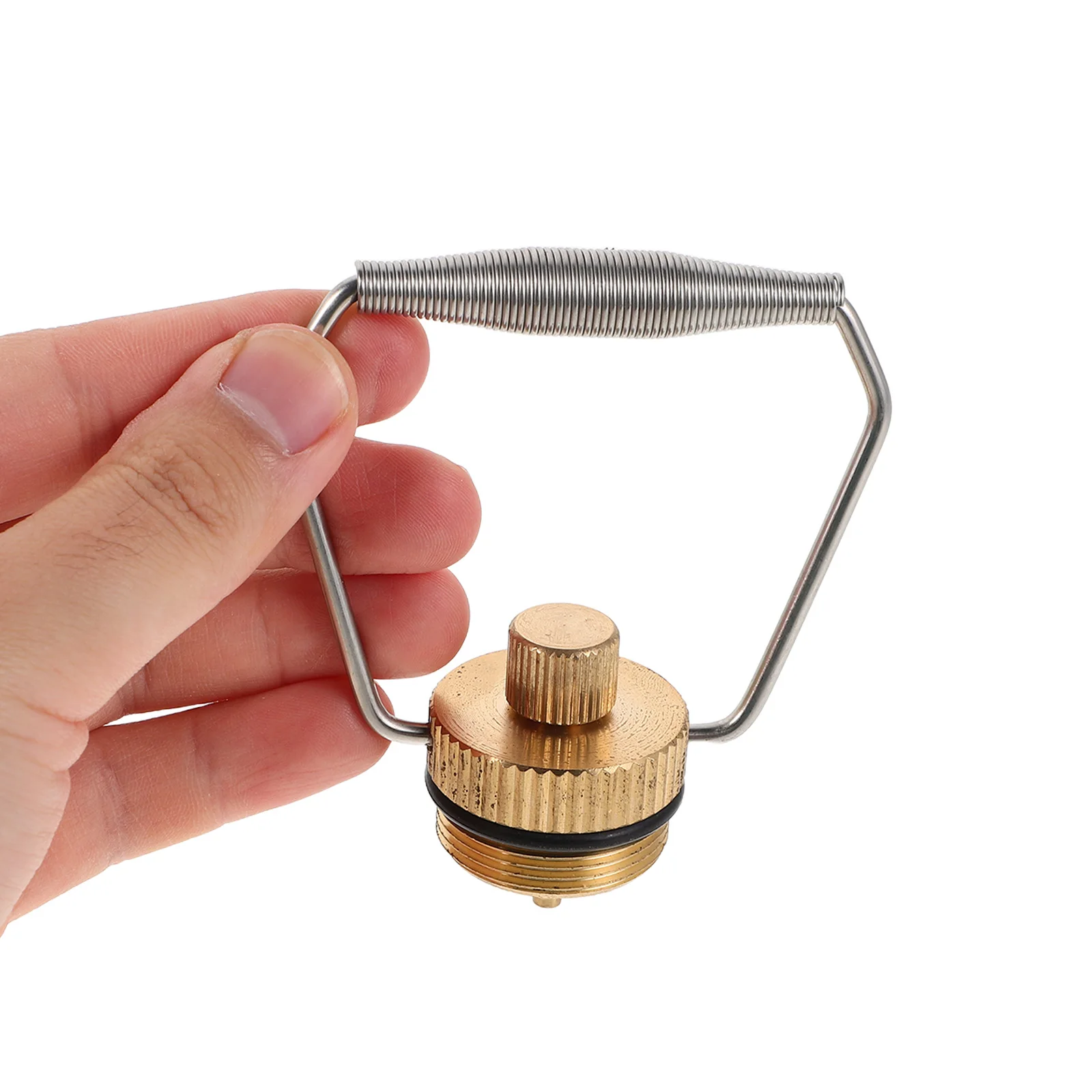 

Outdoor Cylinder Plug Brass Refill Cap Gas Nozzle Dust Cover Aluminum Tank Alloy