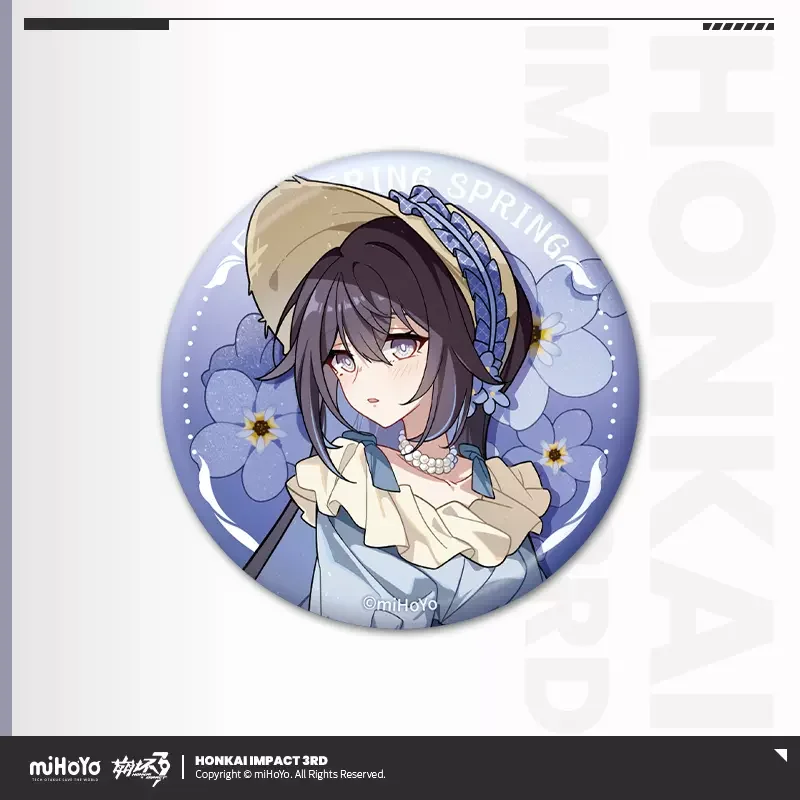 Sunsyea Honkai Impact 3rd Official Merch miHoYo Original Authentic HZCX Theme Series Badge Raiden Mei Bronya Elysia