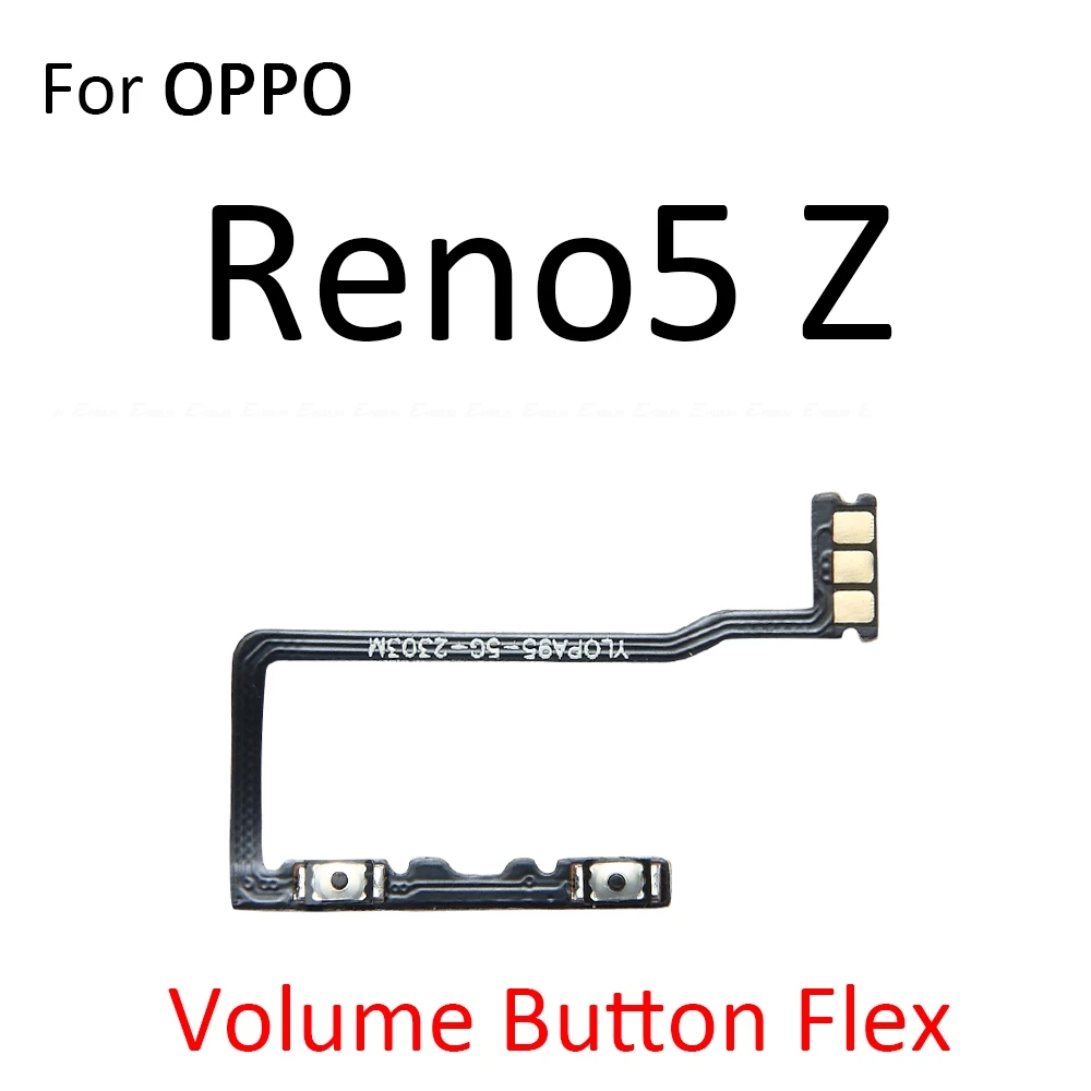 Power ON OFF Mute Switch Control Key Volume Button Flex Cable For OPPO Reno5 Pro Lite F K Z 5G Replacement Parts