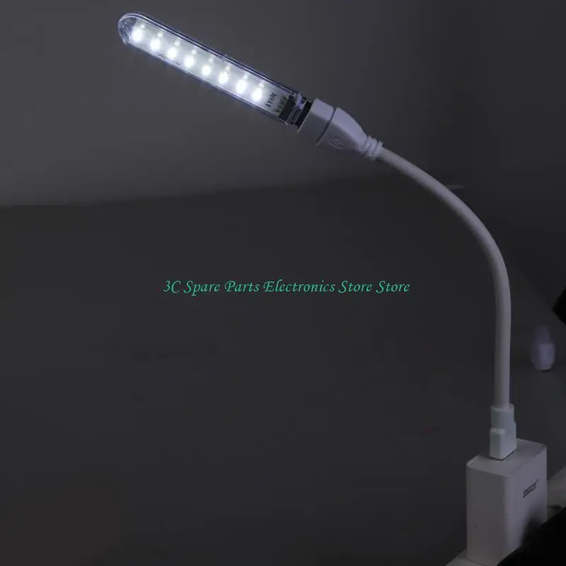 SZ USB LED Light with 8 LEDs and Adjustable Hose for Camping, Fishing, Outdoor Event Dorms Bedrooms Convenient Lighting