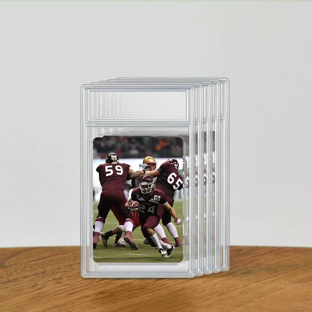 Rating Card Brick 5PCS/Set Frosted Frame and Transparent Type Storage Anti-UV Card Brick for MGT/PTCG Hard Plastic Card Sleeves
