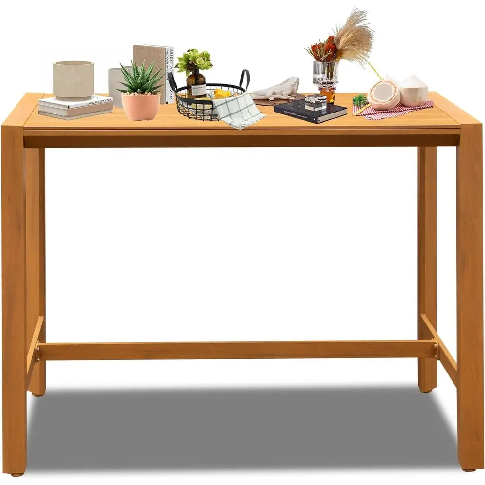 

Всепогодный уличный барный стол – высота прилавка, для сада, двора, балкона, у бассейна, для использования в помещении