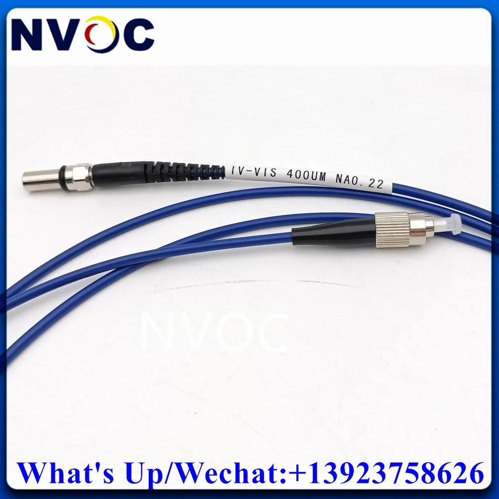 

UV-VIS SMA905-SMA 400u 200-1100nm 0.22NA 2M Metal/Ceramic Ferrule SX 3.0mm Armored Quartz Fiber Optic Patch Cord Cable Connector