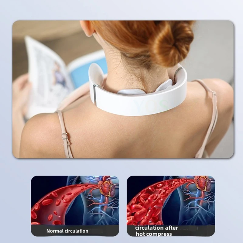 자궁 경부 마사지기 Protable 미니 목 어깨 마사지기 목 이완을 위한 조절 가능한 목 마사지기가 있는 딥 마사지