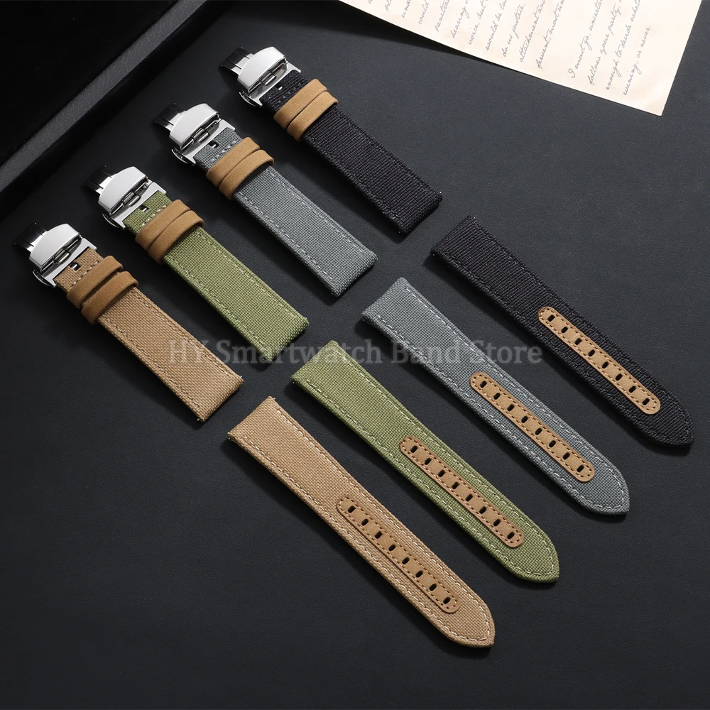 20mm 22mm Nylon Canvas Watch S - Canvas Strap Watch review and price