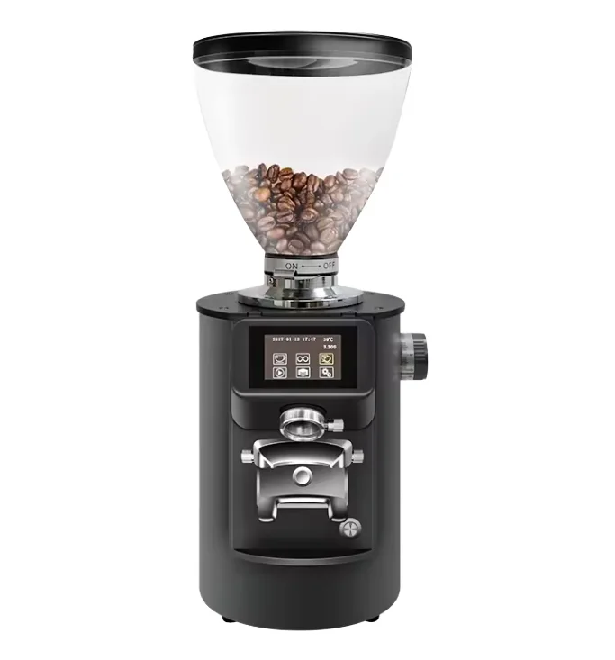 

ZILONG 12-Setting Professional Coffee Bean Grinder Commercial Heavy-Duty Electric for Household Use 74MM Stainless Steel