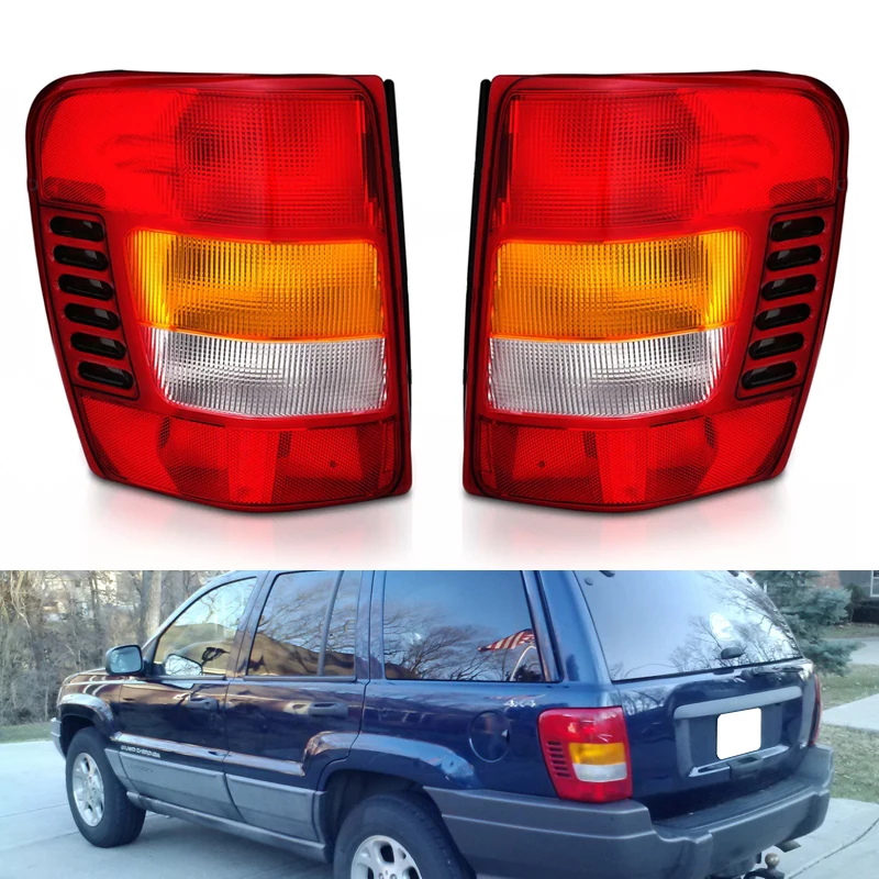 

Pop For Jeep Grand Cherokee 1999 2000 2001 2002 2003 2004 Car Rear Tail Light Turn Signal Brake Lamp Shade Without Bulb