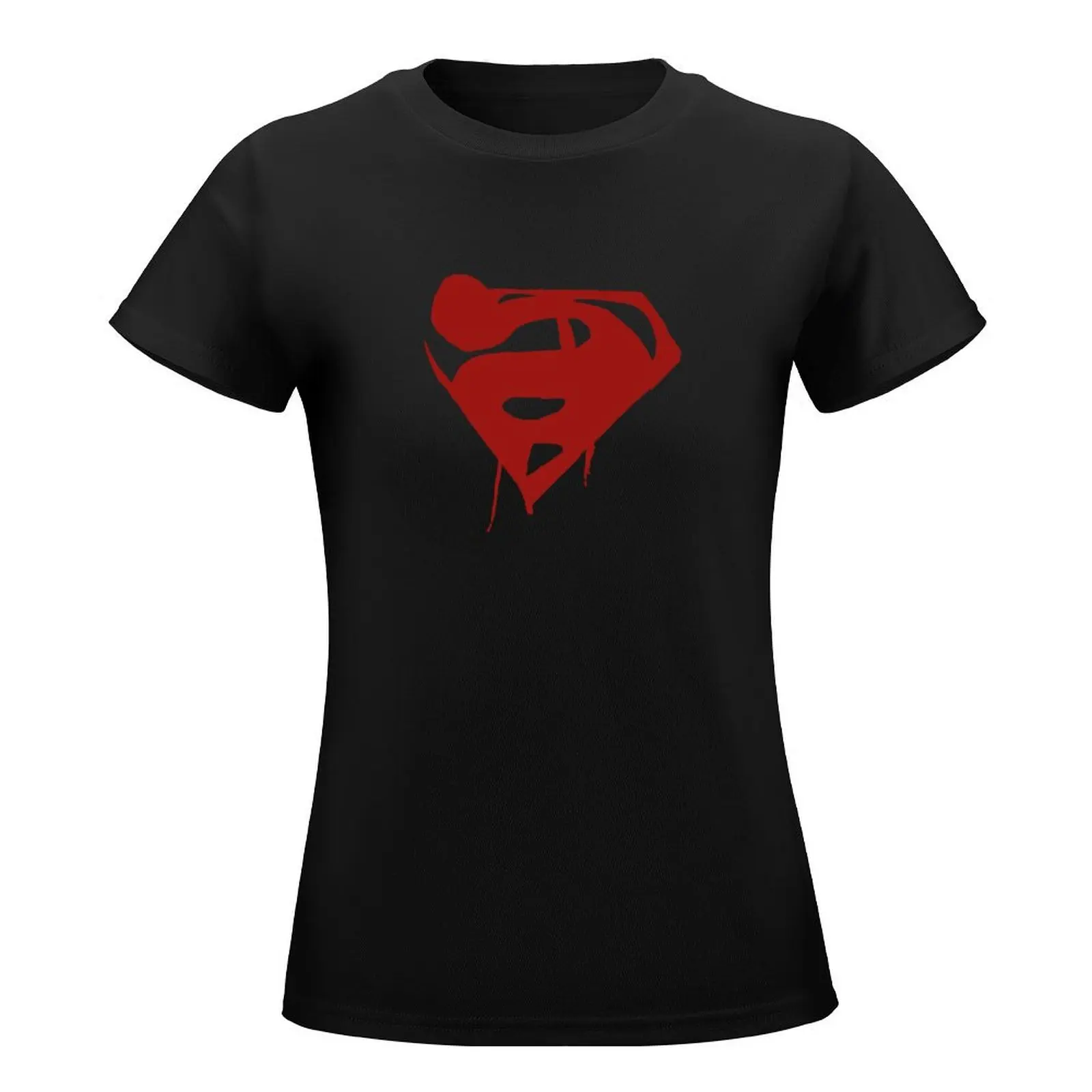 Bizarro Superboy T-Shirt Blouse plus size tops summer tops anime clothes oversized workout shirts for Women