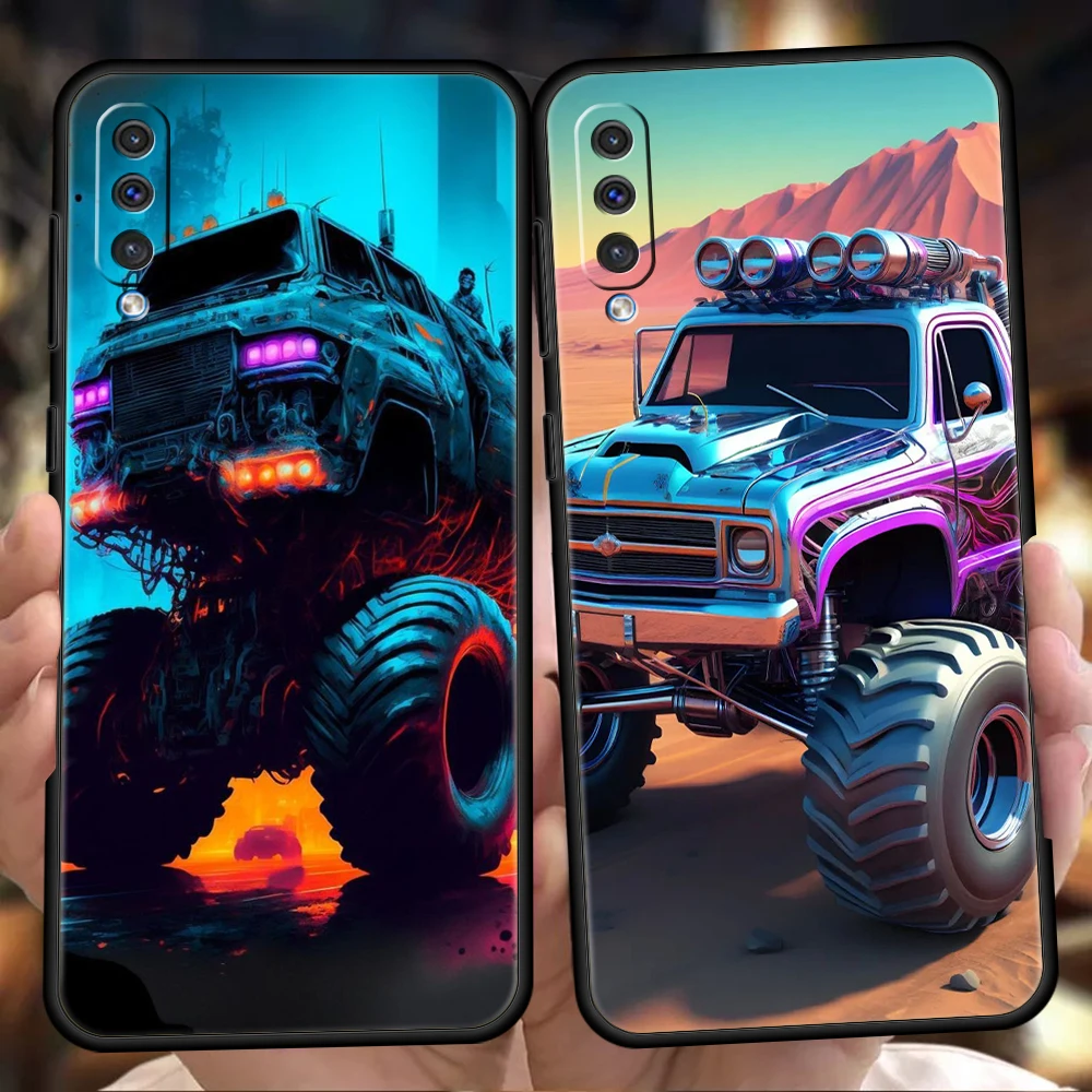 Off-Road Vehicle Phone Case for Samsung Galaxy A24 A13 A53 A73 A33 A22 A12 A02 A03 A05 A70 A50 A10 A20 5G Silicone Cover Shell