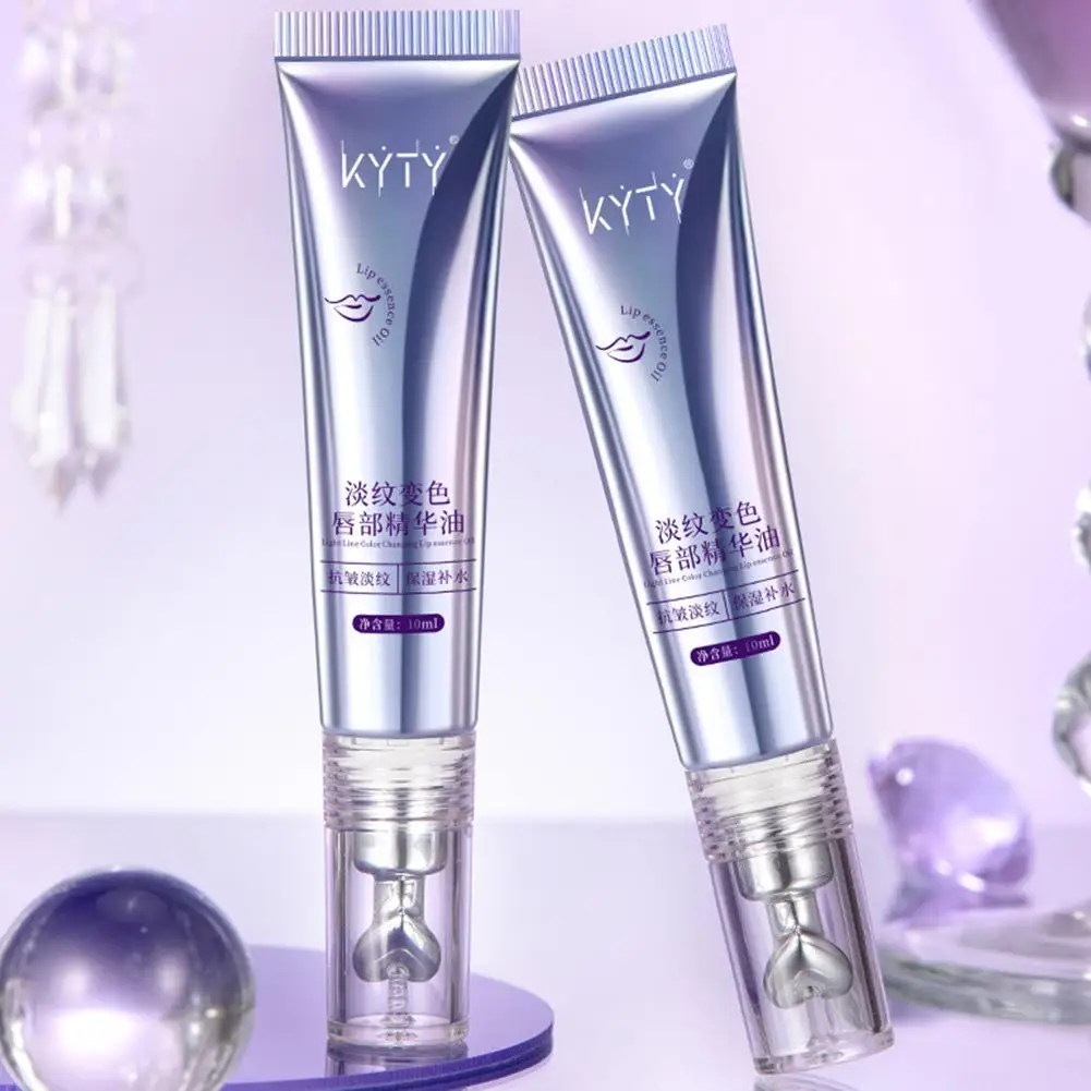 Cristal mudança de temperatura batom hidratante estrela brilhante geléia shinny bálsamo labial de longa duração maquiagem de cuidados com o óleo labial