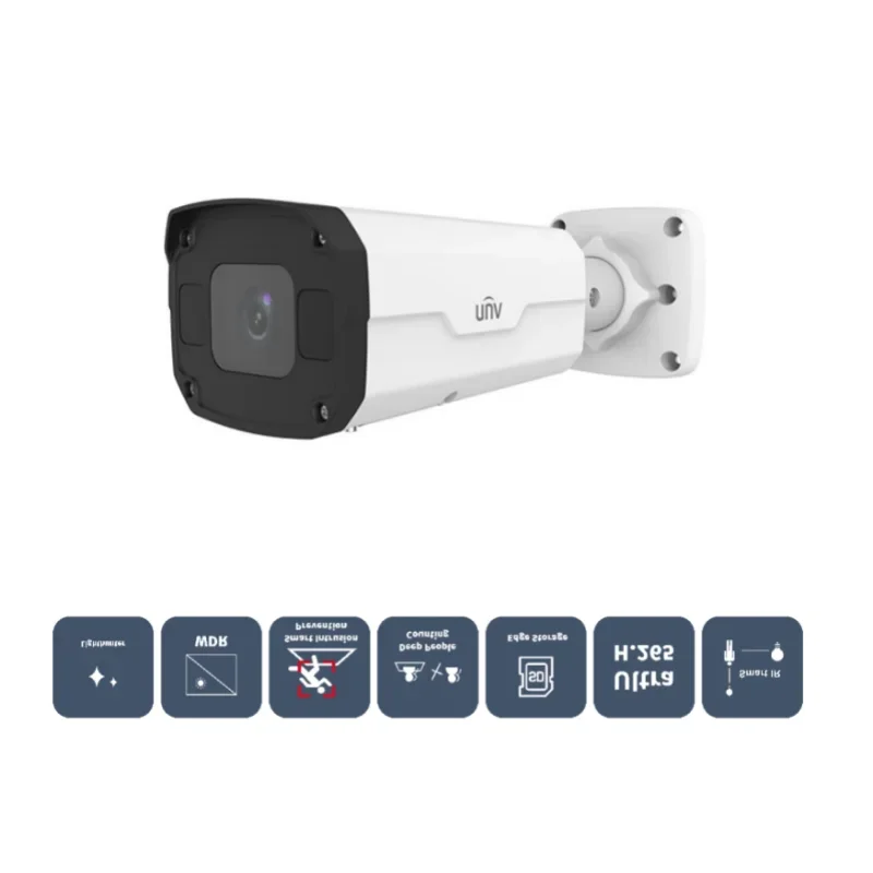 

2025 Uniview Top Selling IP 2MP Colorvu Bullet Camera 24h Color Image Outdoor Security Camera