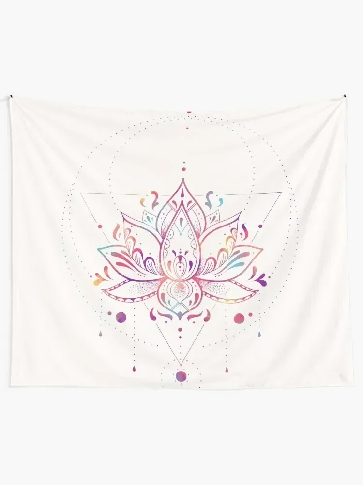 

Lotus Prism Tapestry Custom Cute Room Things Tapestry