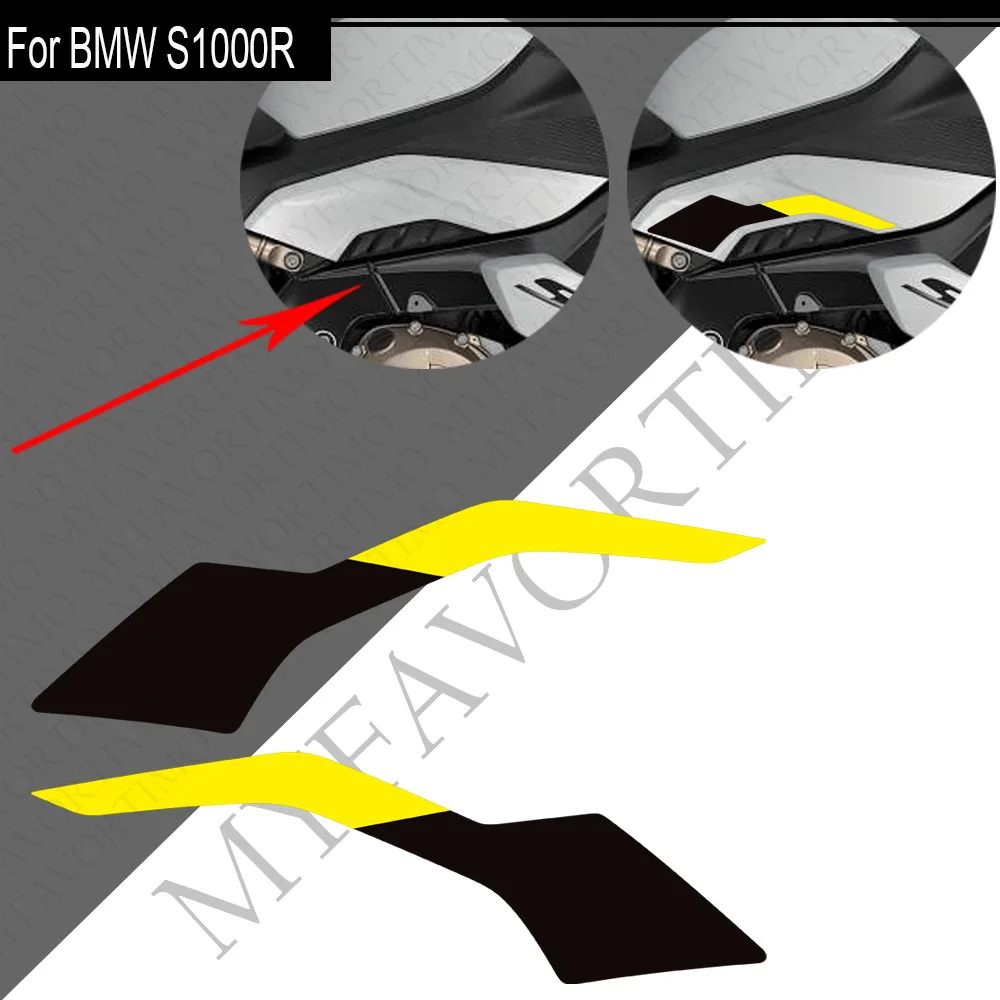 For BMW S1000R M1000R S1000 R S1000 M Motorcycle Body Fairing Protector Tank Knee Pad Stickers Decals Kit 2021 2022 2023 2024